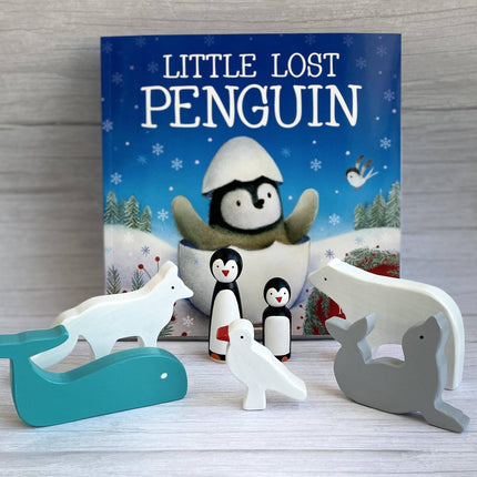Little lost penguin story book