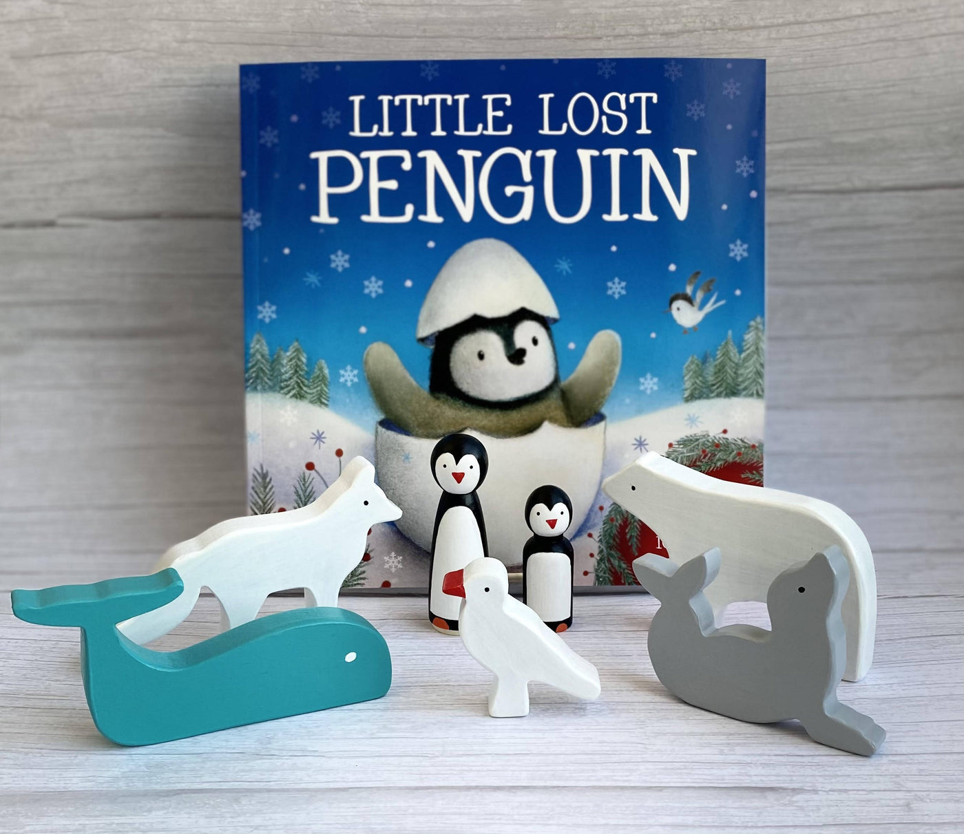Little lost penguin story book