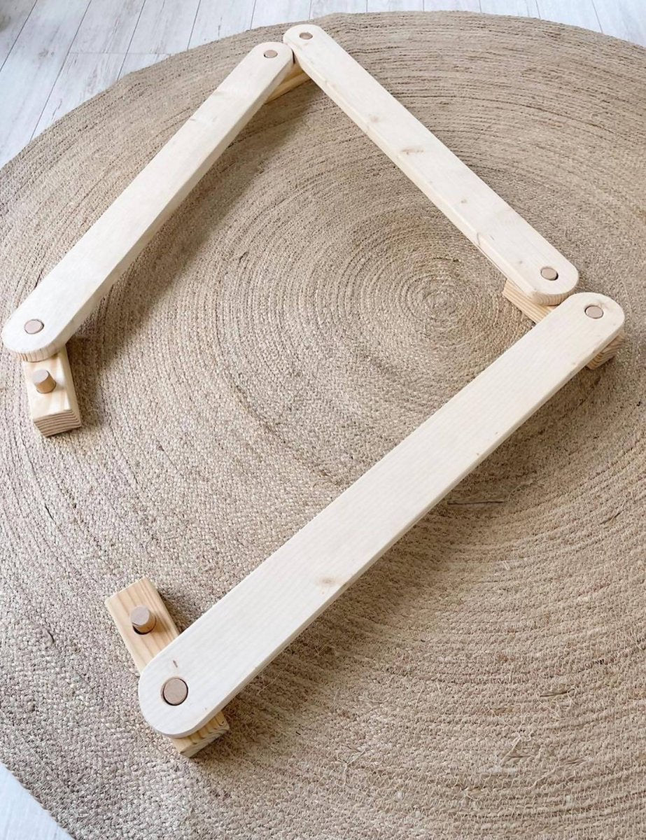 Three wooden balance beam