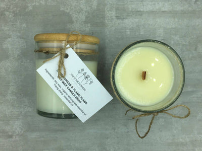 lemongrass scented candle 