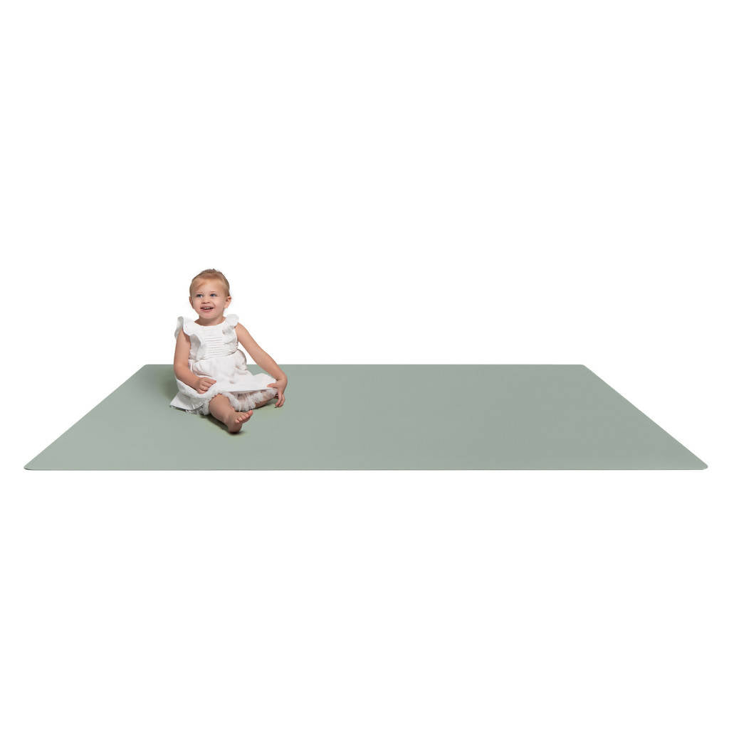 Vegan Leather Play Mat - Sage