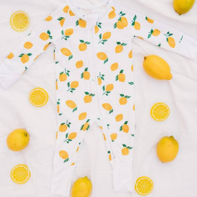 cute lemon print pajamas