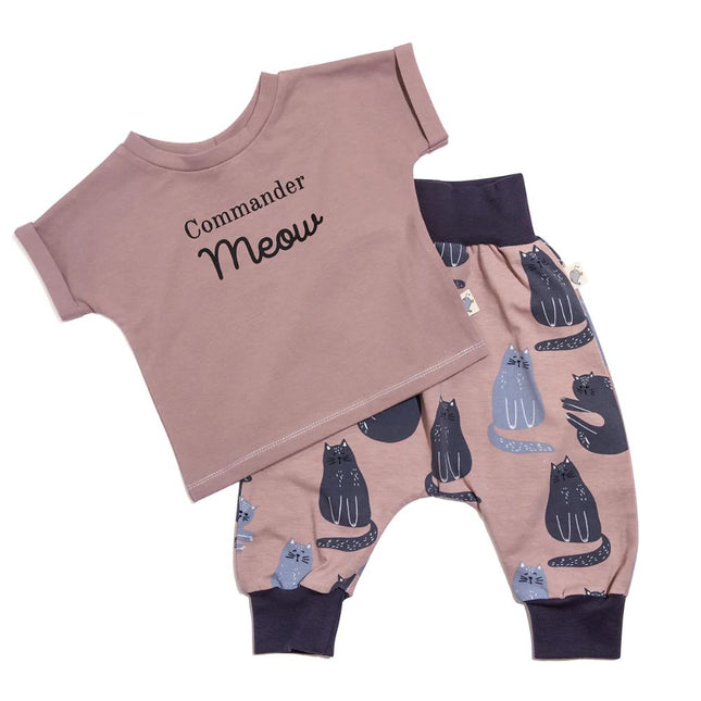 Cats Pants & T-shirt Set