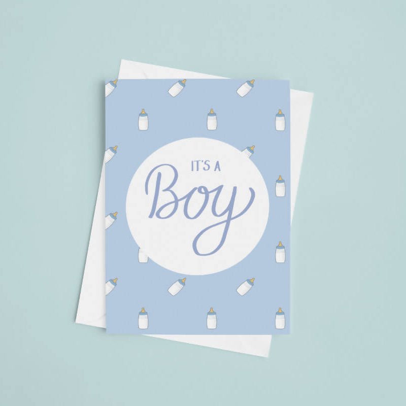 its a boy greeting card